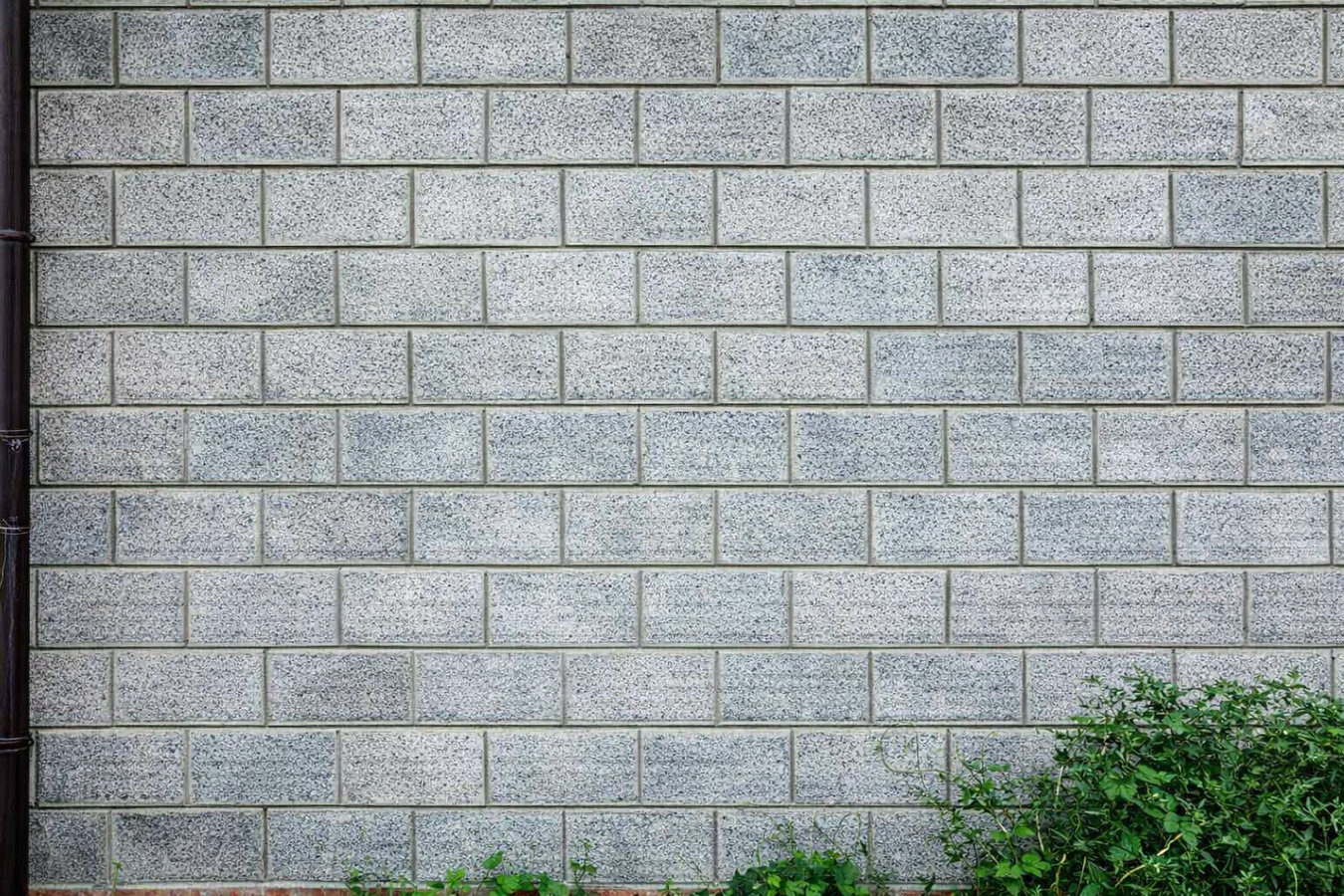 Concrete block walls